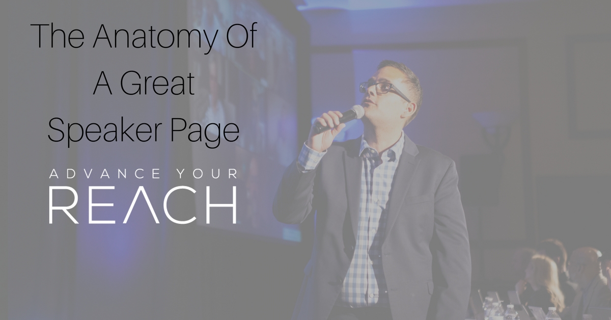 The Anatomy Of A Great Speaker Page
